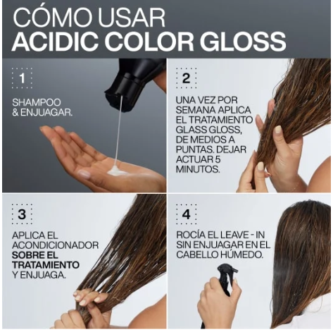 TRATAMIENTO GLASS GLOSS ACIDIC COLOR GLOSS 300ML