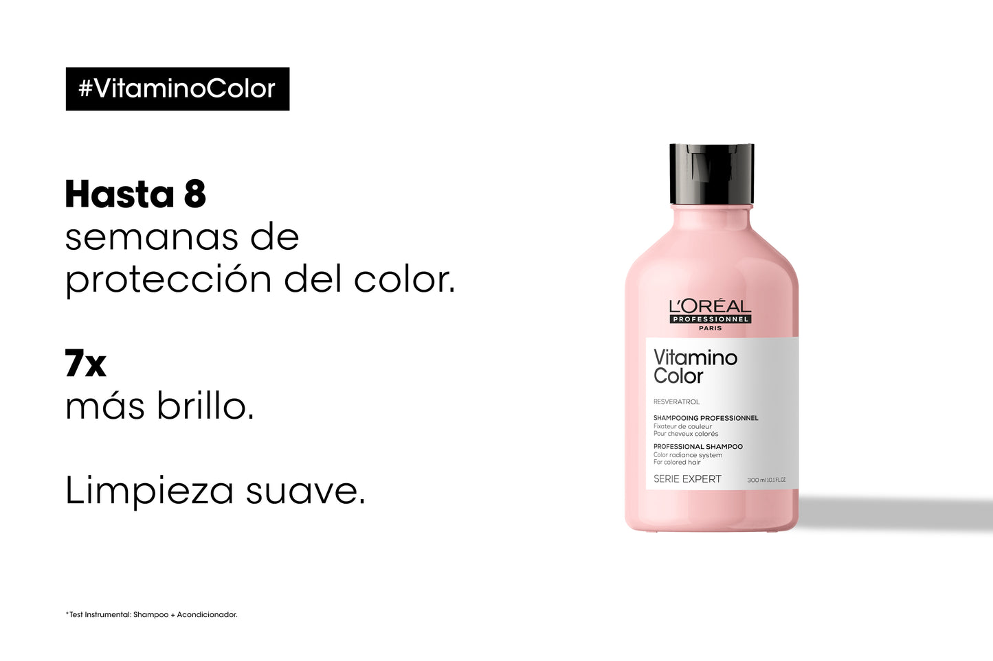 Shampoo Cabello Tinturado Vitamino Color 300ml LOreal Professional