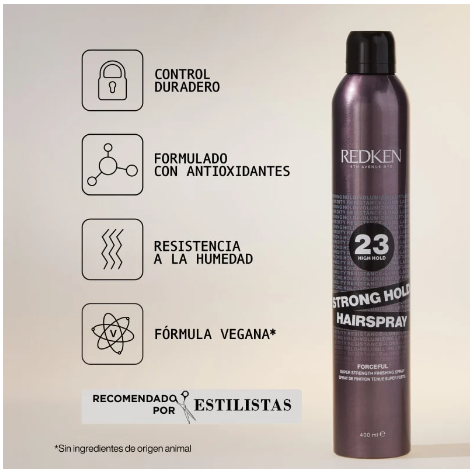 Spray fijación fuerte del cabello 23 400ml